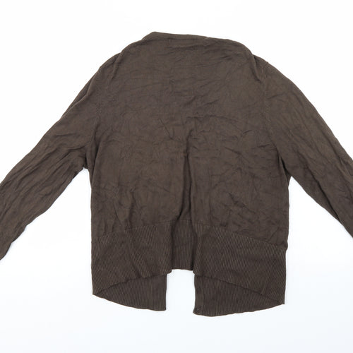 Marks and Spencer Womens Brown   Cardigan Jumper Size 18