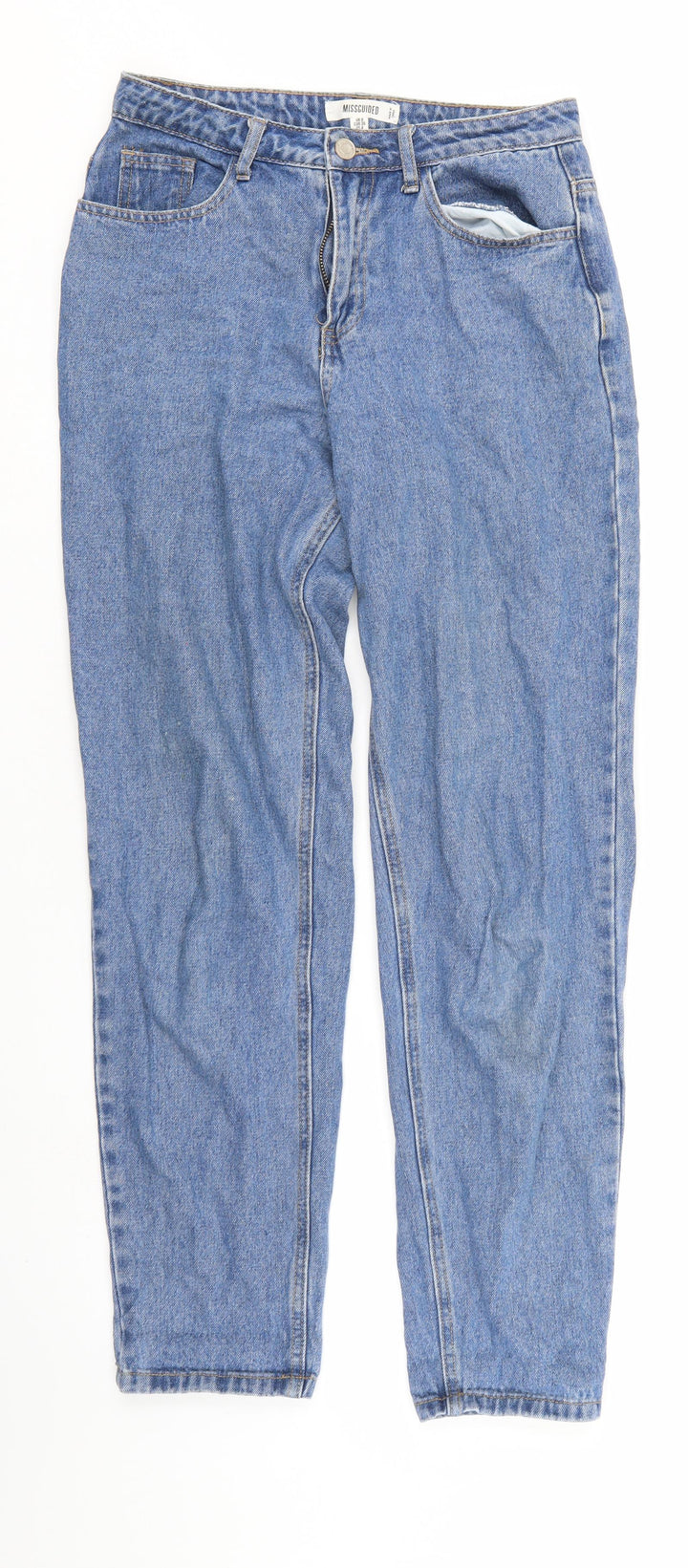 Missguided Womens Blue Denim Skinny Jeans Size 8 L29 in