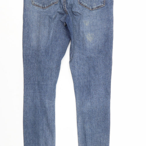 Preworn Womens Blue  Denim Skinny Jeans Size 10 L27 in