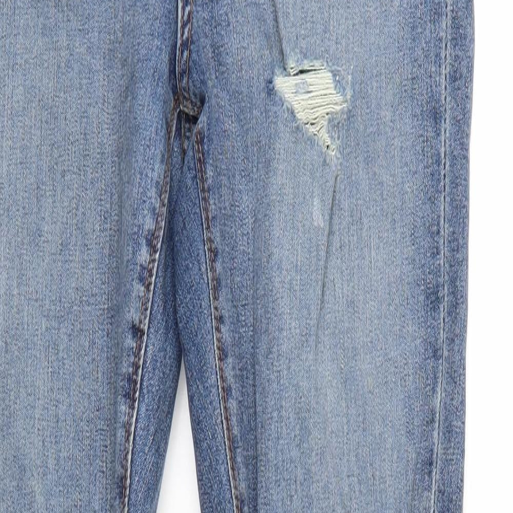 Preworn Womens Blue  Denim Skinny Jeans Size 10 L27 in