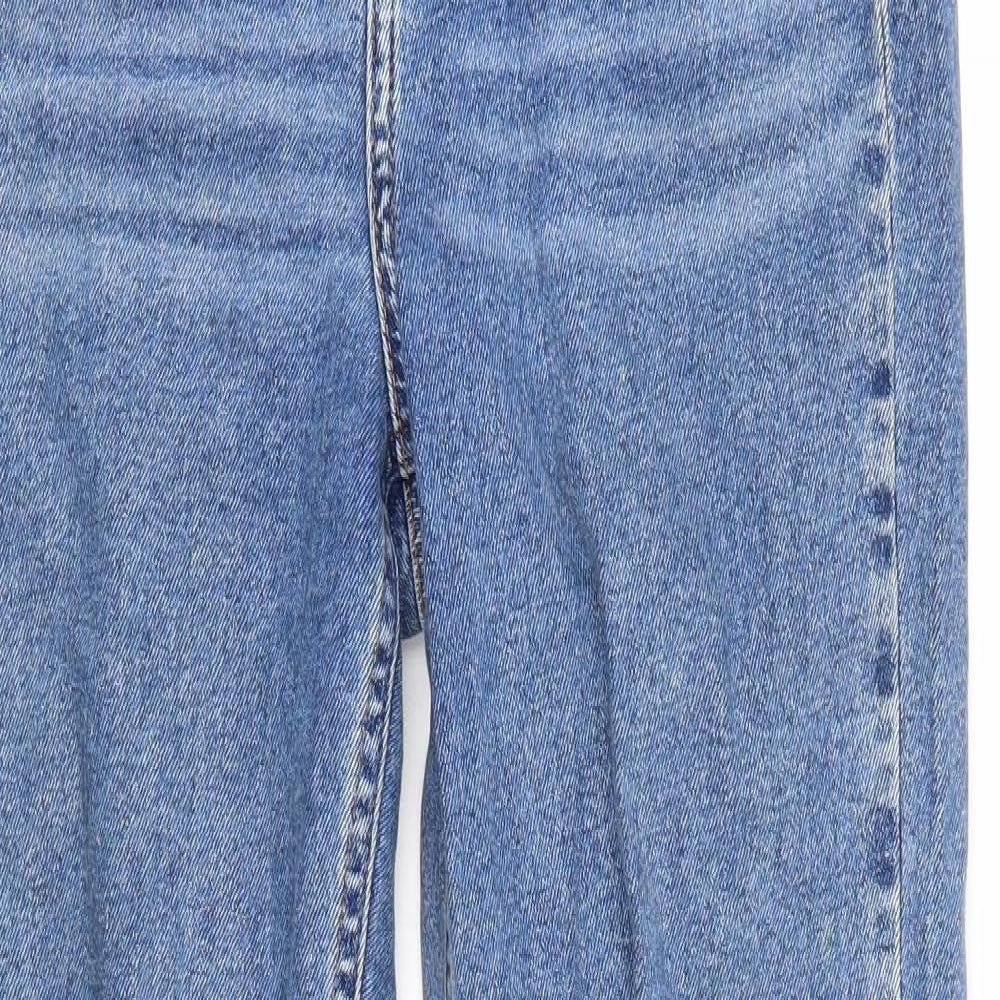 New Look Womens Blue  Denim Straight Jeans Size 8 L28 in