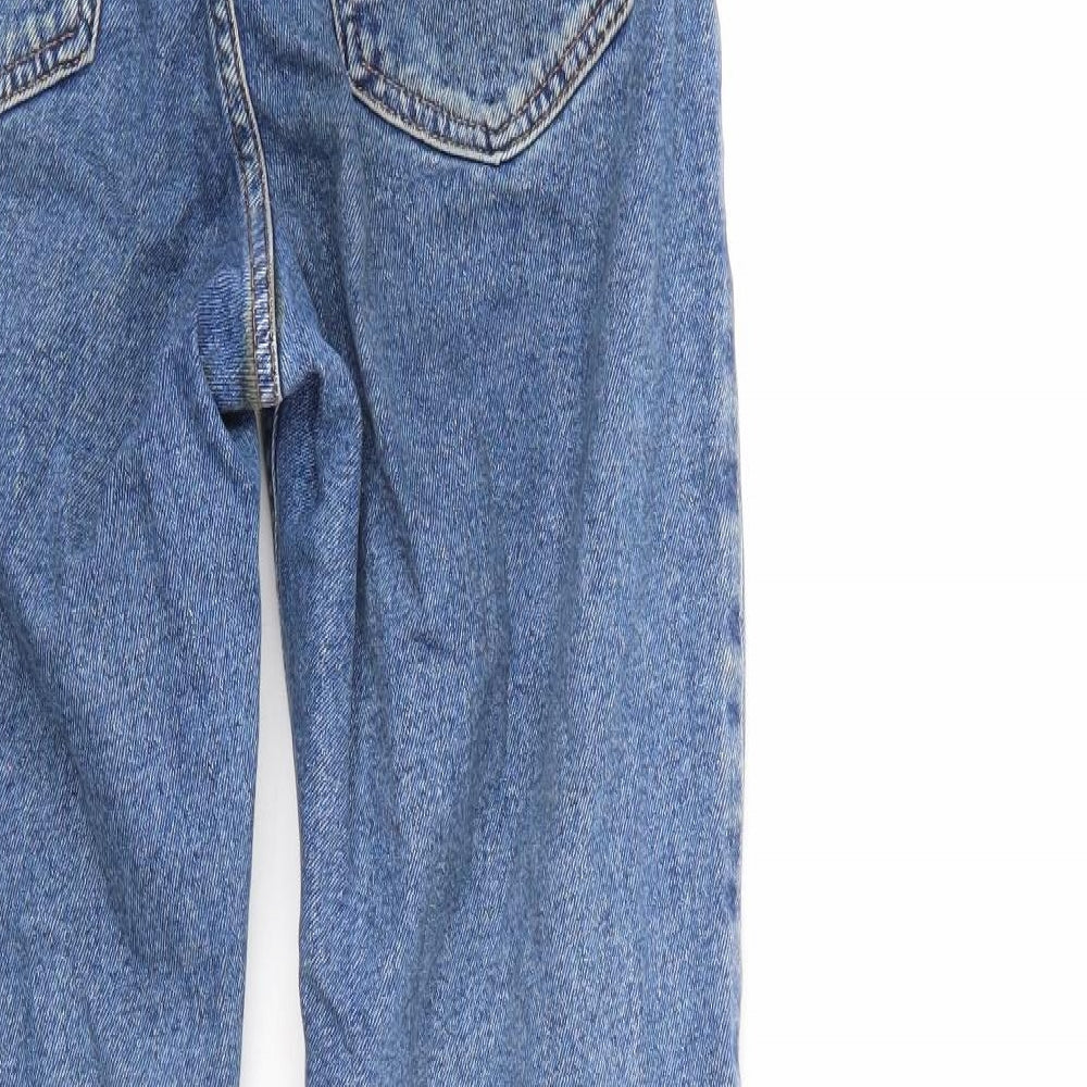 New Look Womens Blue  Denim Straight Jeans Size 8 L28 in