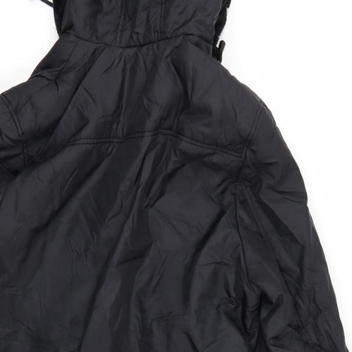 Yessica Womens Black   Parka Jacket