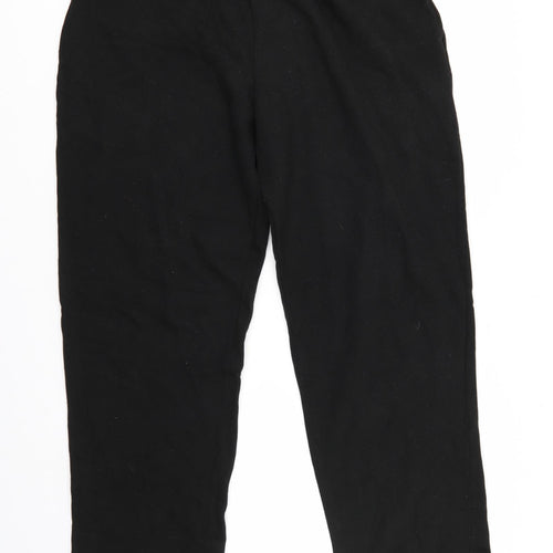 CS Active Womens Black   Sweatpants Trousers Size 2XL L27 in - Elastic Waist