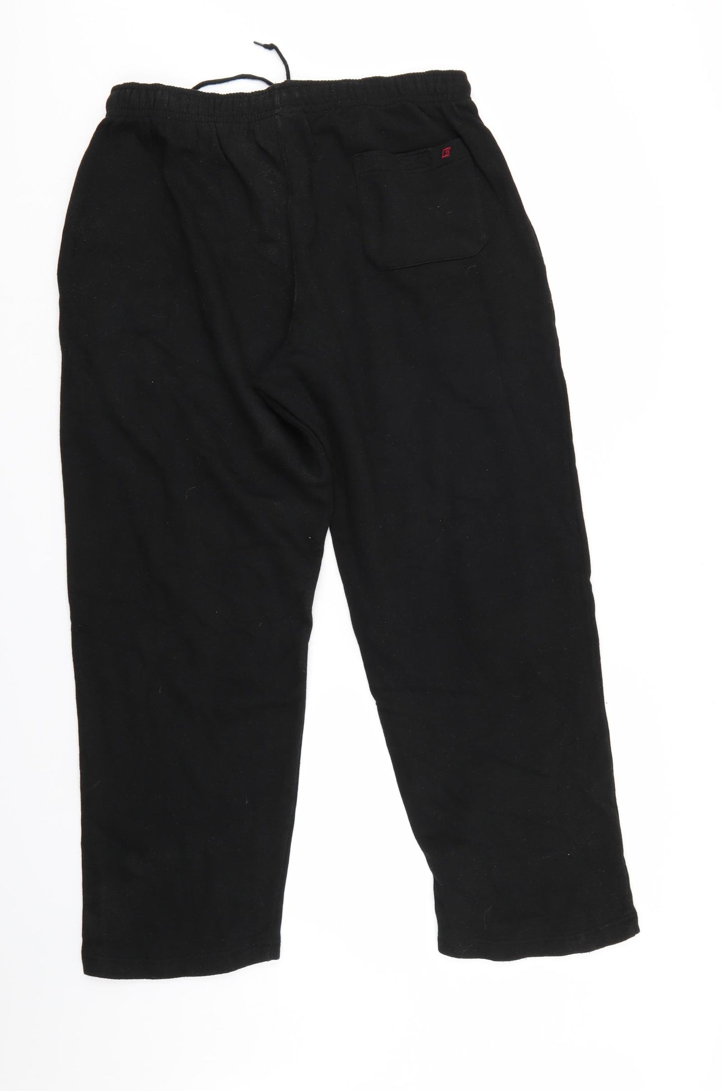 CS Active Womens Black   Sweatpants Trousers Size 2XL L27 in - Elastic Waist