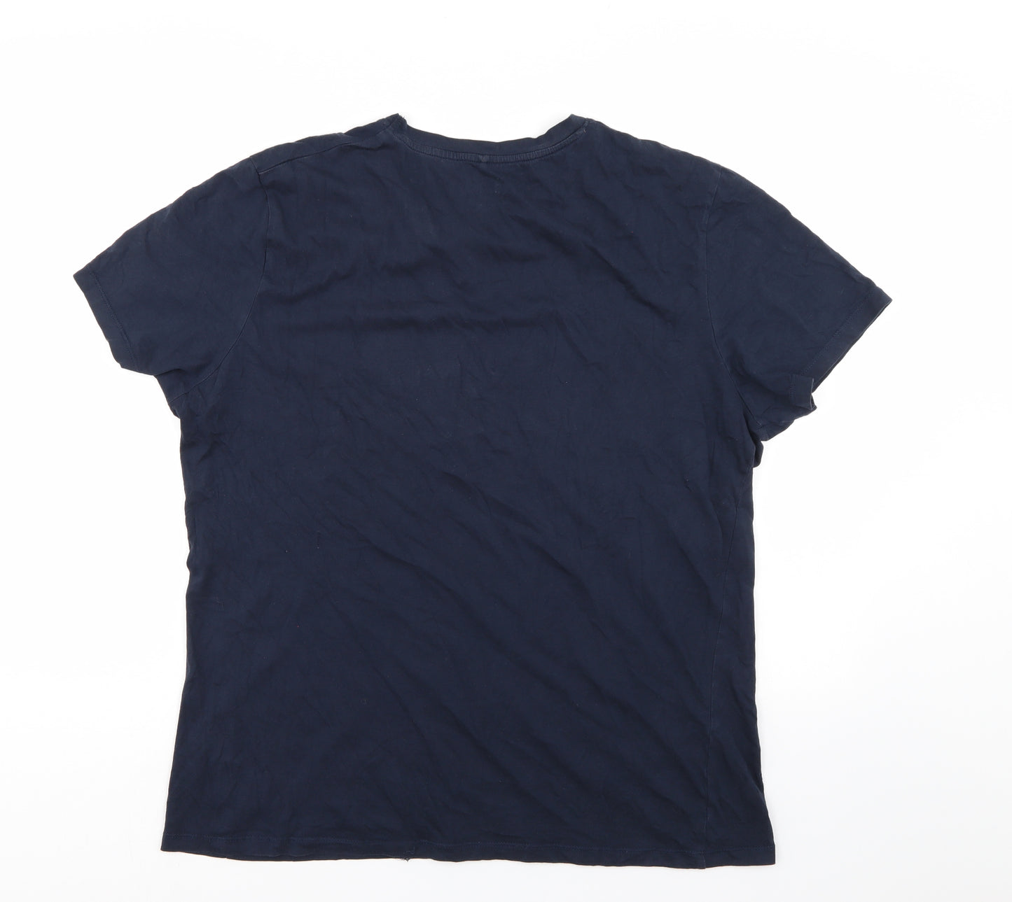 JACK & JONES Mens Blue    T-Shirt Size XL