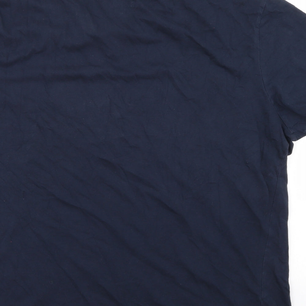 JACK & JONES Mens Blue    T-Shirt Size XL