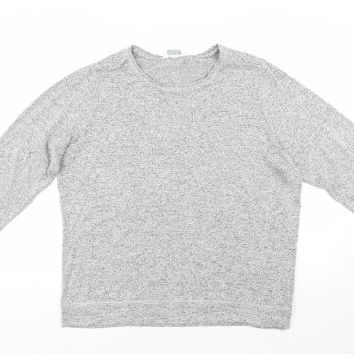 M&S Womens Grey   Pullover Jumper Size 18