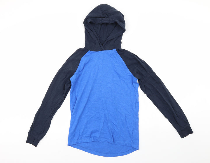 NEXT Boys Blue Pullover Hoodie Size 12 Years