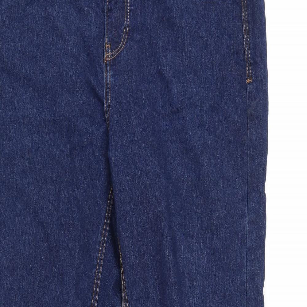 George Womens Blue  Denim Straight Jeans Size 14 L29 in