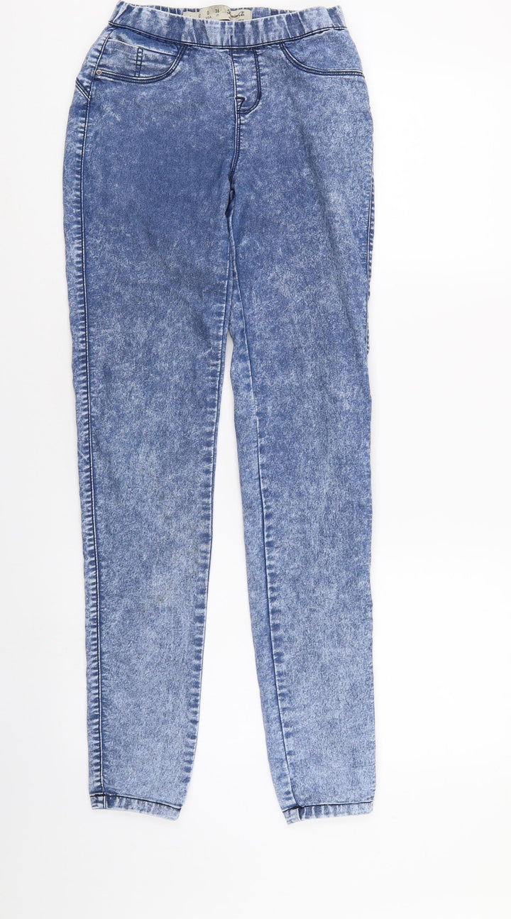 Denim & Co. Womens Blue Jegging Jeans Size 4 L30.5 in