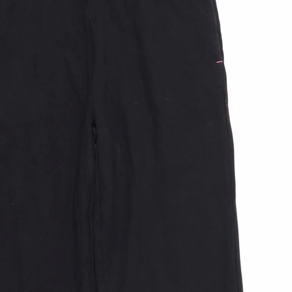 Preworn Girls Black   Capri Trousers Size 13-14 Years