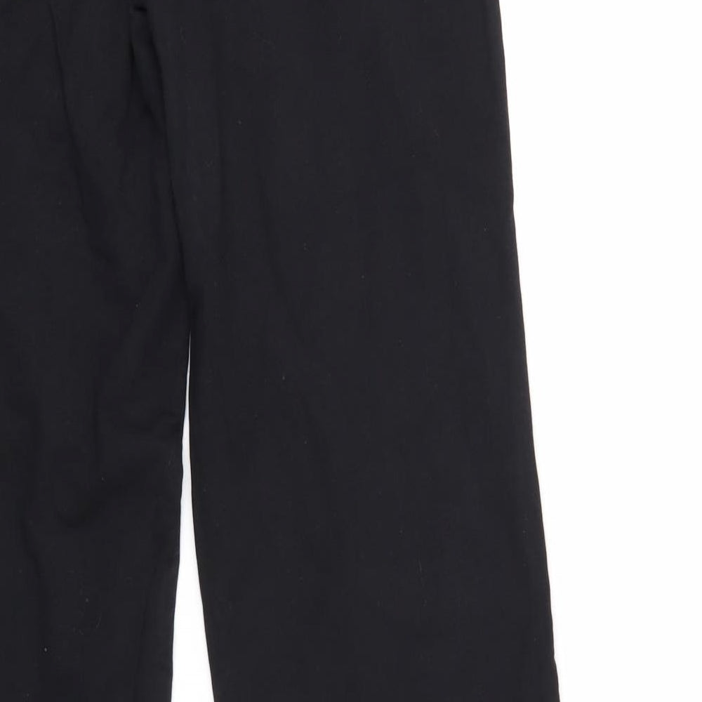 Preworn Girls Black   Capri Trousers Size 13-14 Years