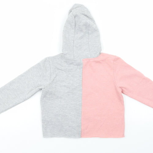 Disney Girls Multicoloured   Pullover Hoodie Size 9-10 Years  - Cropped