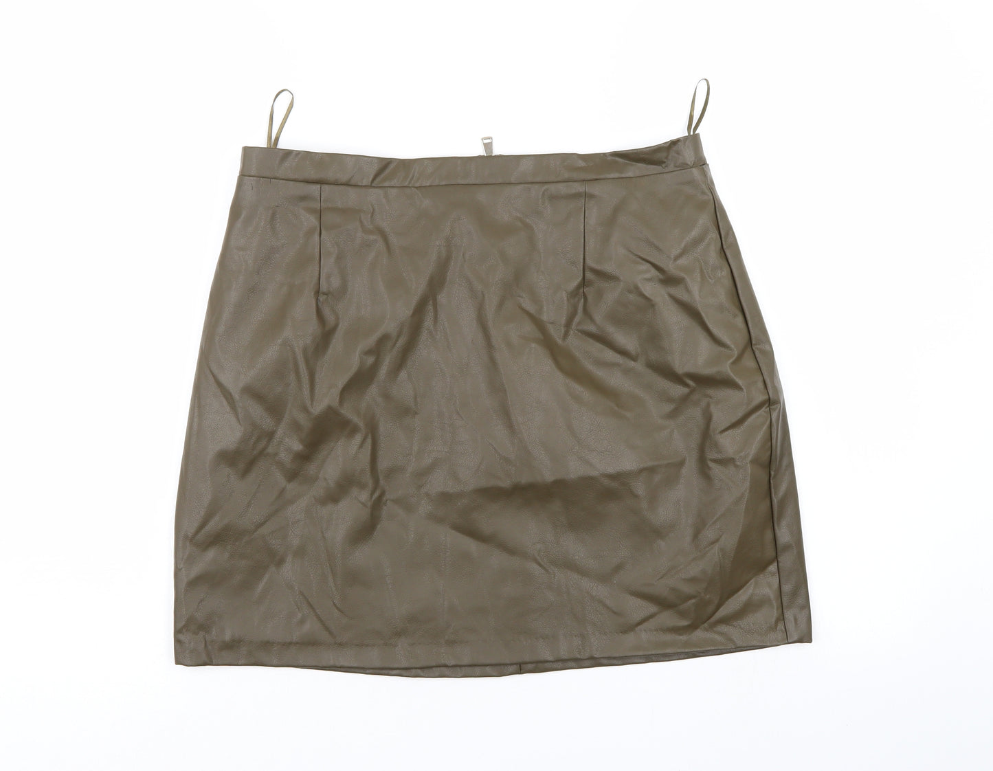 River Island Womens Green   A-Line Skirt Size 16