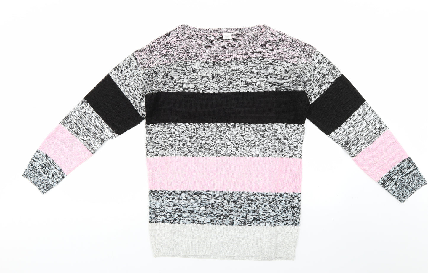 Preworn Womens Multicoloured Striped  Pullover Jumper Size S