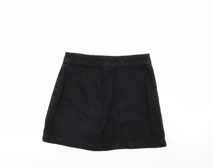 New Look Girls Black   A-Line Skirt Size 11 Years