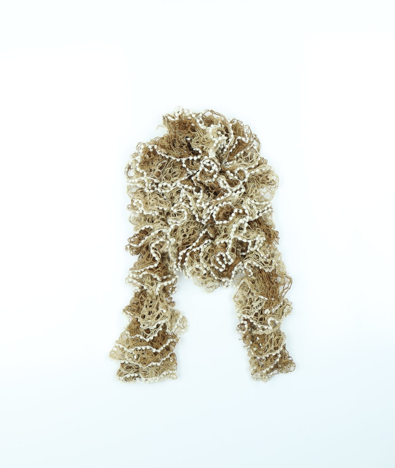 Preworn Womens Gold    Scarf