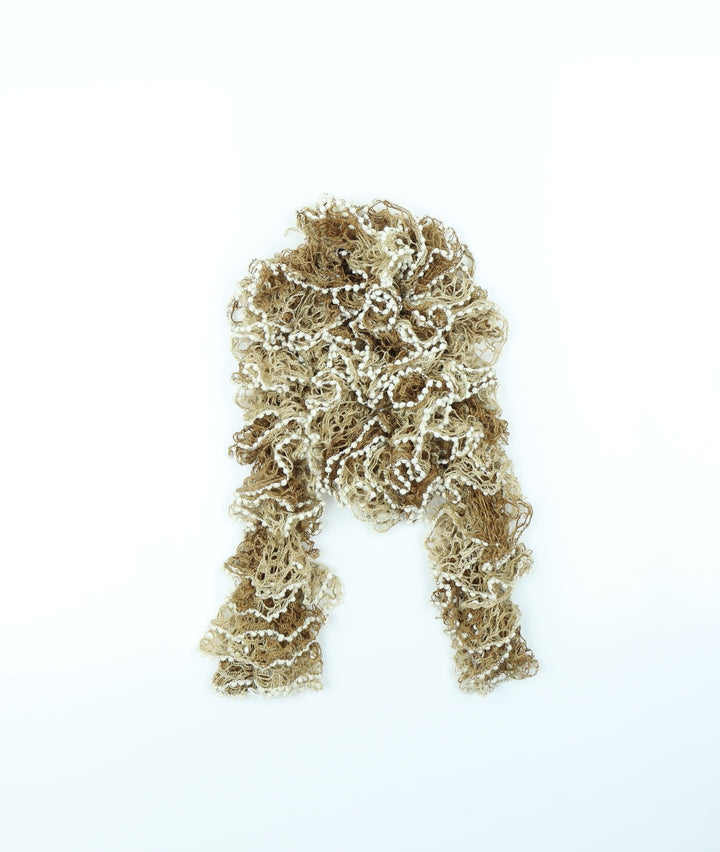 Preworn Womens Gold    Scarf