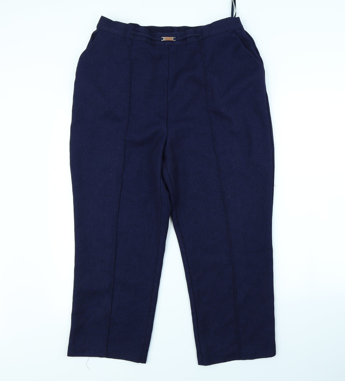 Papaya Womens Blue   Dress Pants Trousers Size 16 L30 in