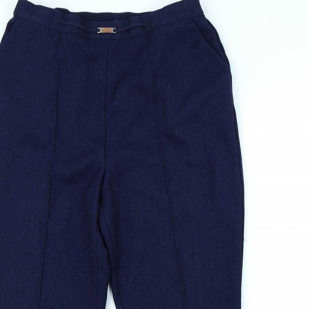 Papaya Womens Blue   Dress Pants Trousers Size 16 L30 in