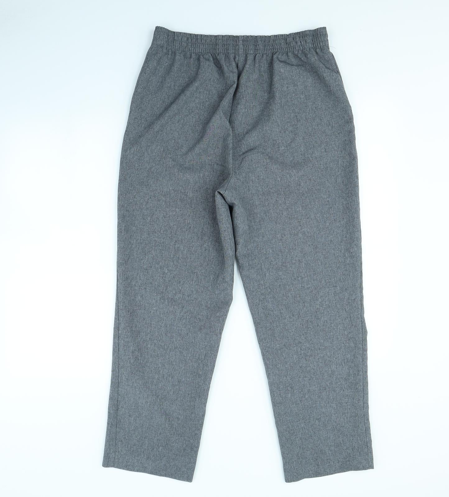 Bonmarché Womens Grey   Dress Pants Trousers Size 12 L30 in