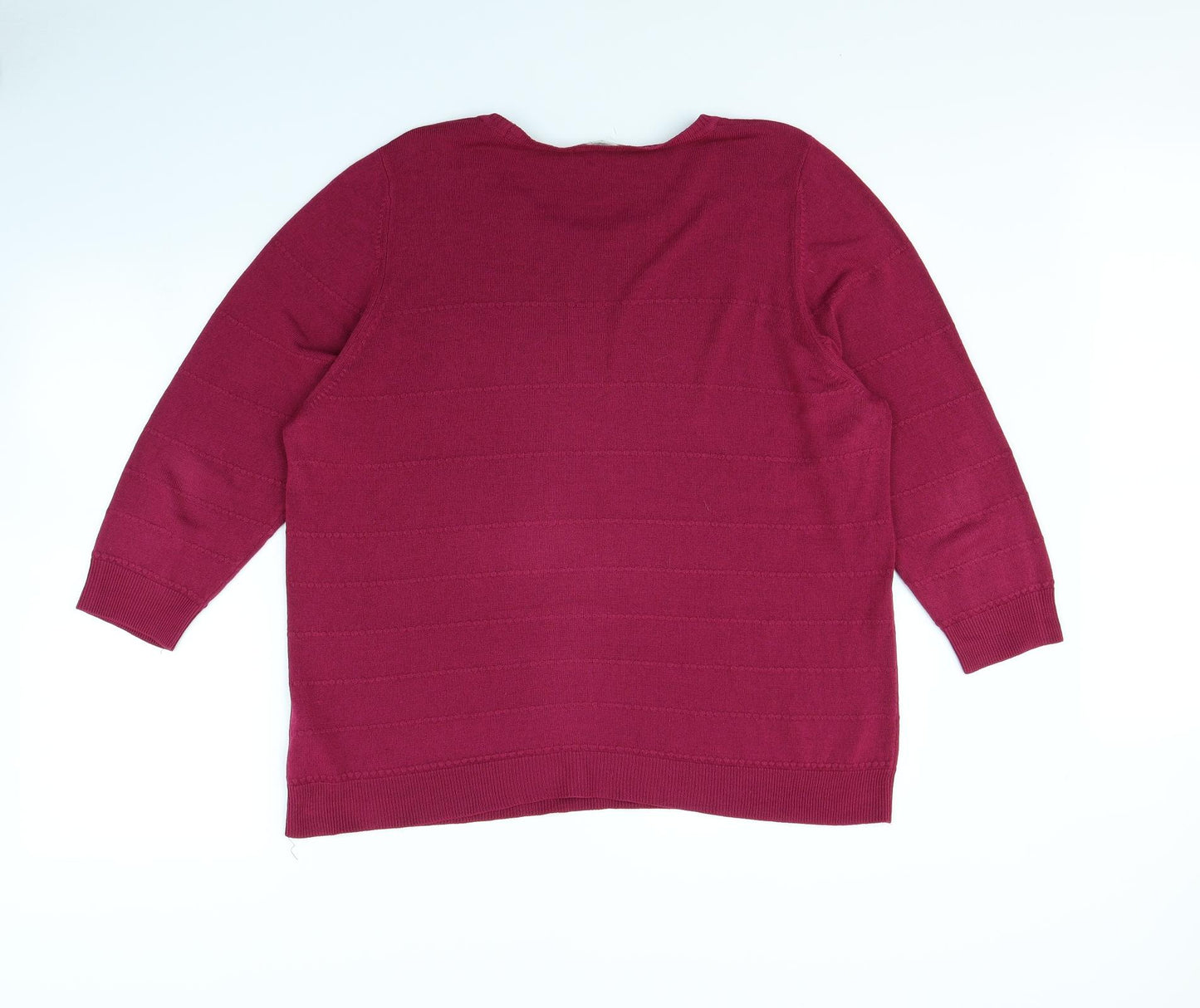 m&s Womens Purple   Pullover Jumper Size 20