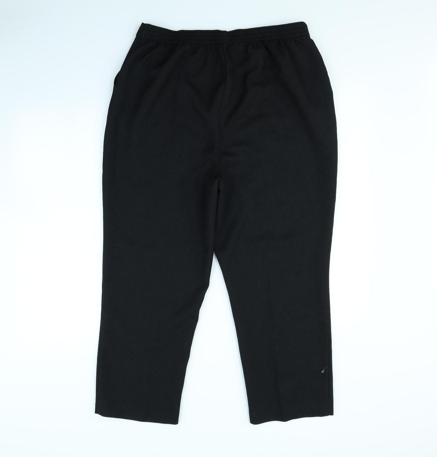 Papaya Womens Black  Rayon Dress Pants Trousers Size 16 L30 in