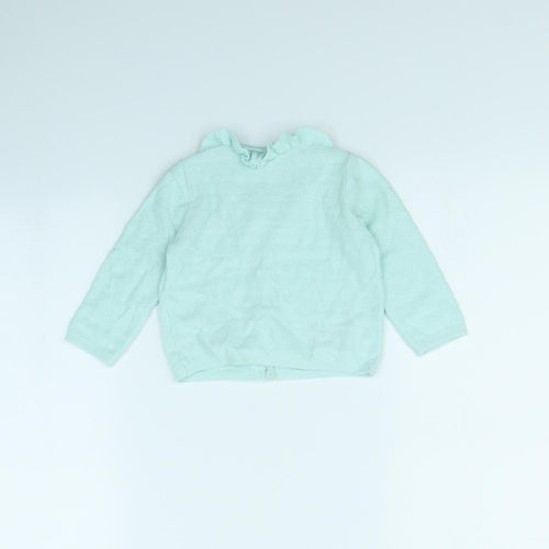 NEXT Boys Green   Cardigan Jumper Size 6-9 Months