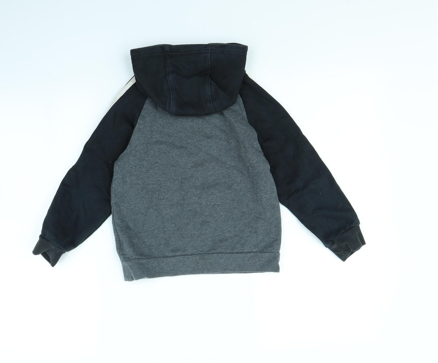adidas Boys Grey   Pullover Hoodie Size 6 Years