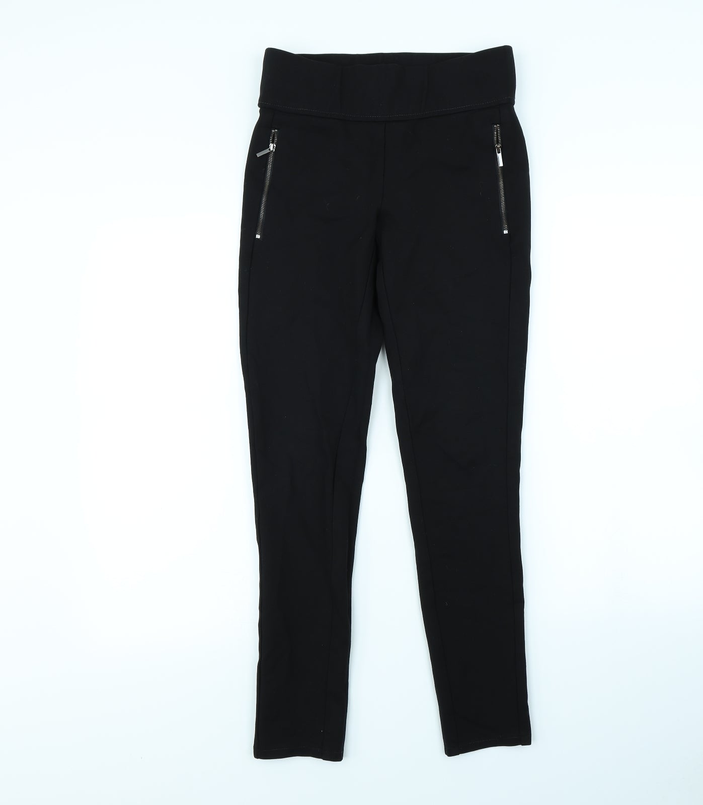 Nutmeg Womens Black   Jegging Leggings Size 8 L30 in