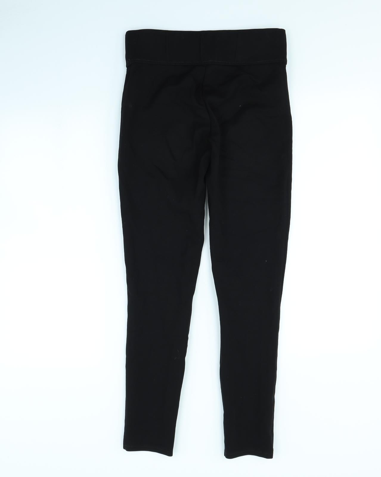 Nutmeg Womens Black   Jegging Leggings Size 8 L30 in