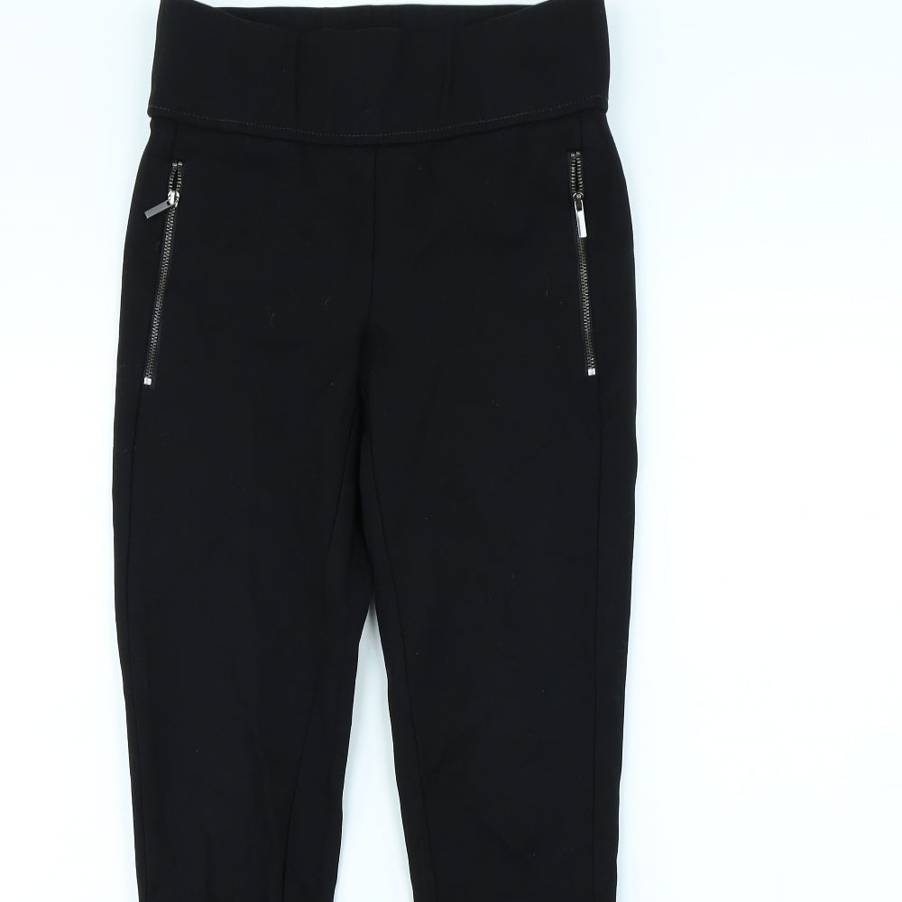Nutmeg Womens Black   Jegging Leggings Size 8 L30 in