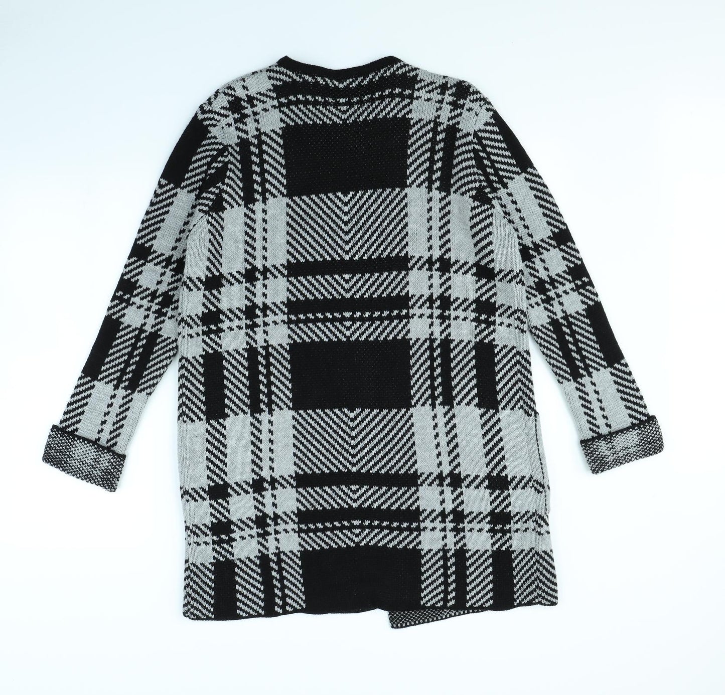 Select Womens Black Check  Jacket  Size 8