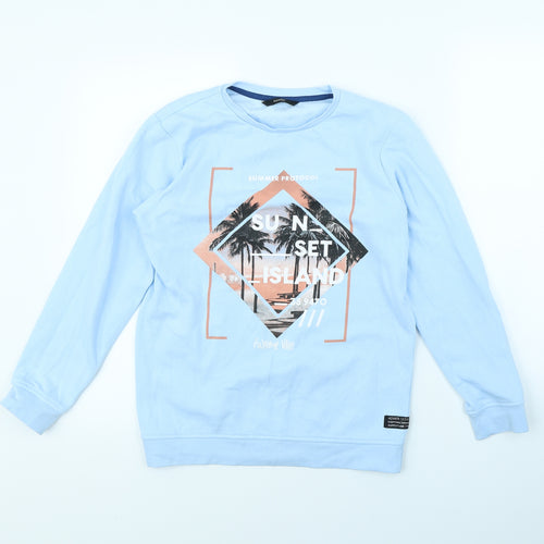 George Boys Blue   Pullover Jumper Size 11 Years