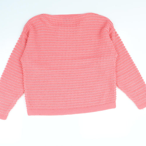 Sweater Shop Womens Pink   Pullover Jumper Size L