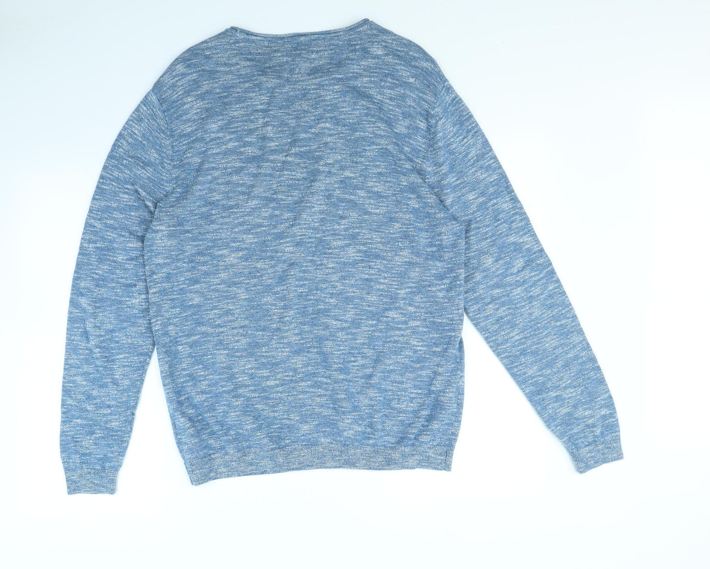 NEXT Mens Blue  Rayon Pullover Jumper Size M