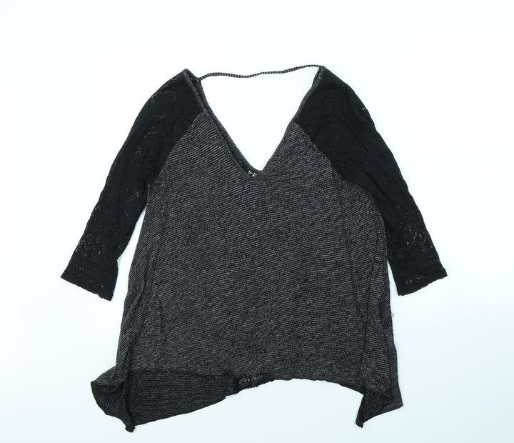 Hollister Womens Grey Pullover Jumper Size XS