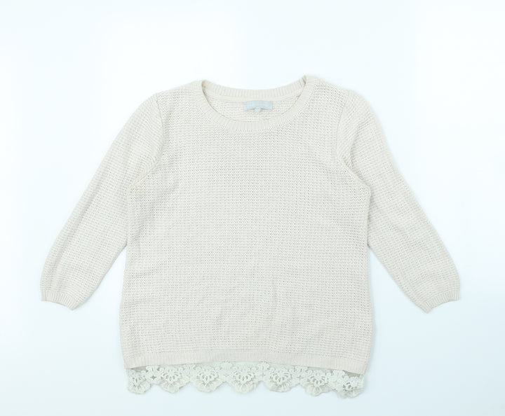 Red Herring Womens Pink Pullover Jumper Size 10