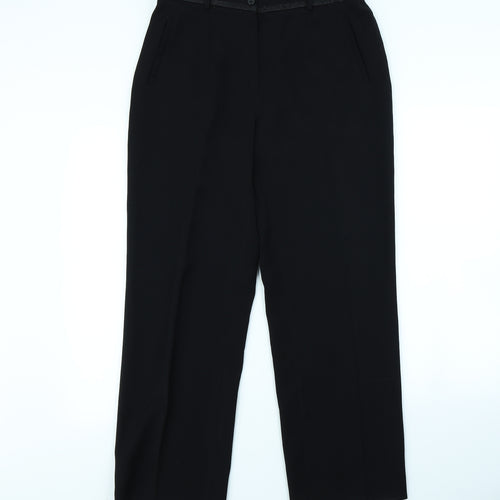 Gelco Womens Black   Dress Pants Trousers Size 14 L30 in