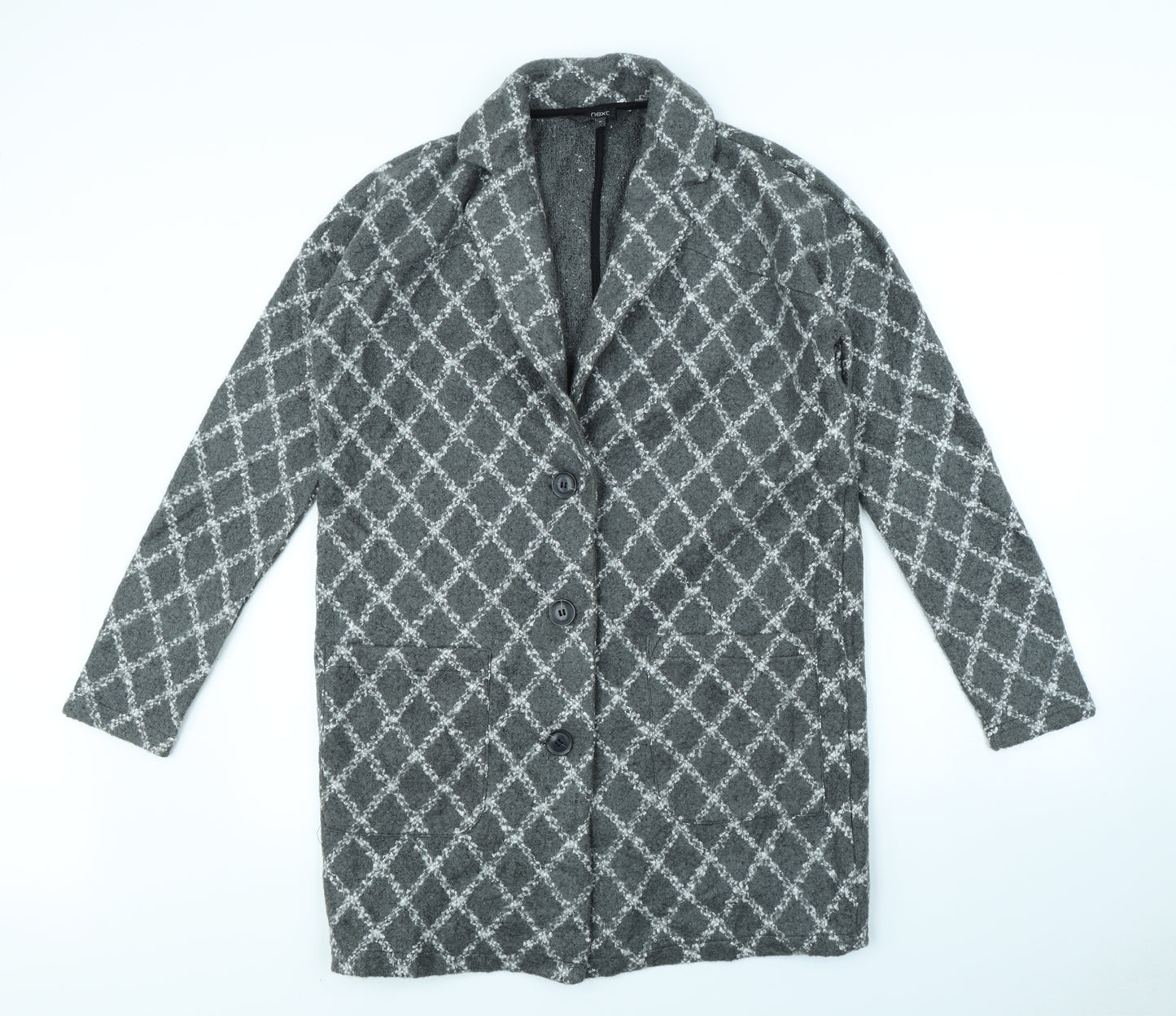 NEXT Womens Grey Herringbone  Jacket  Size M
