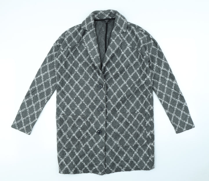 NEXT Womens Grey Herringbone  Jacket  Size M