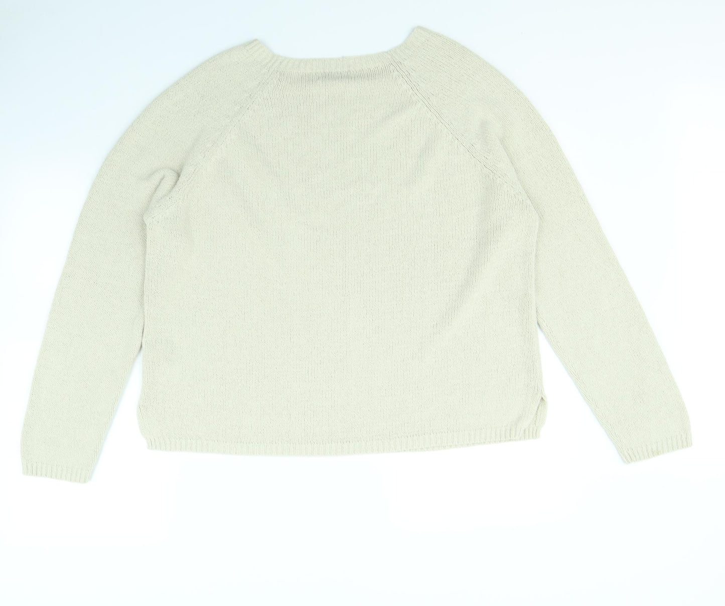 Essential Womens Beige   Pullover Jumper Size 14