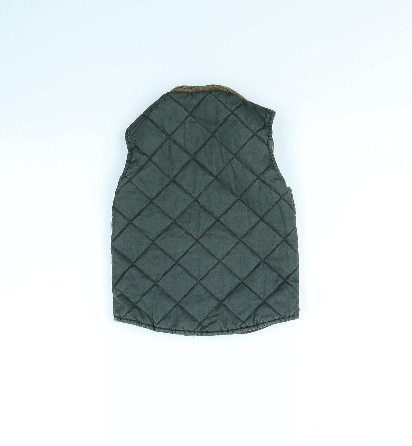 junior Boys Green   Gilet Coat Size 3 Years