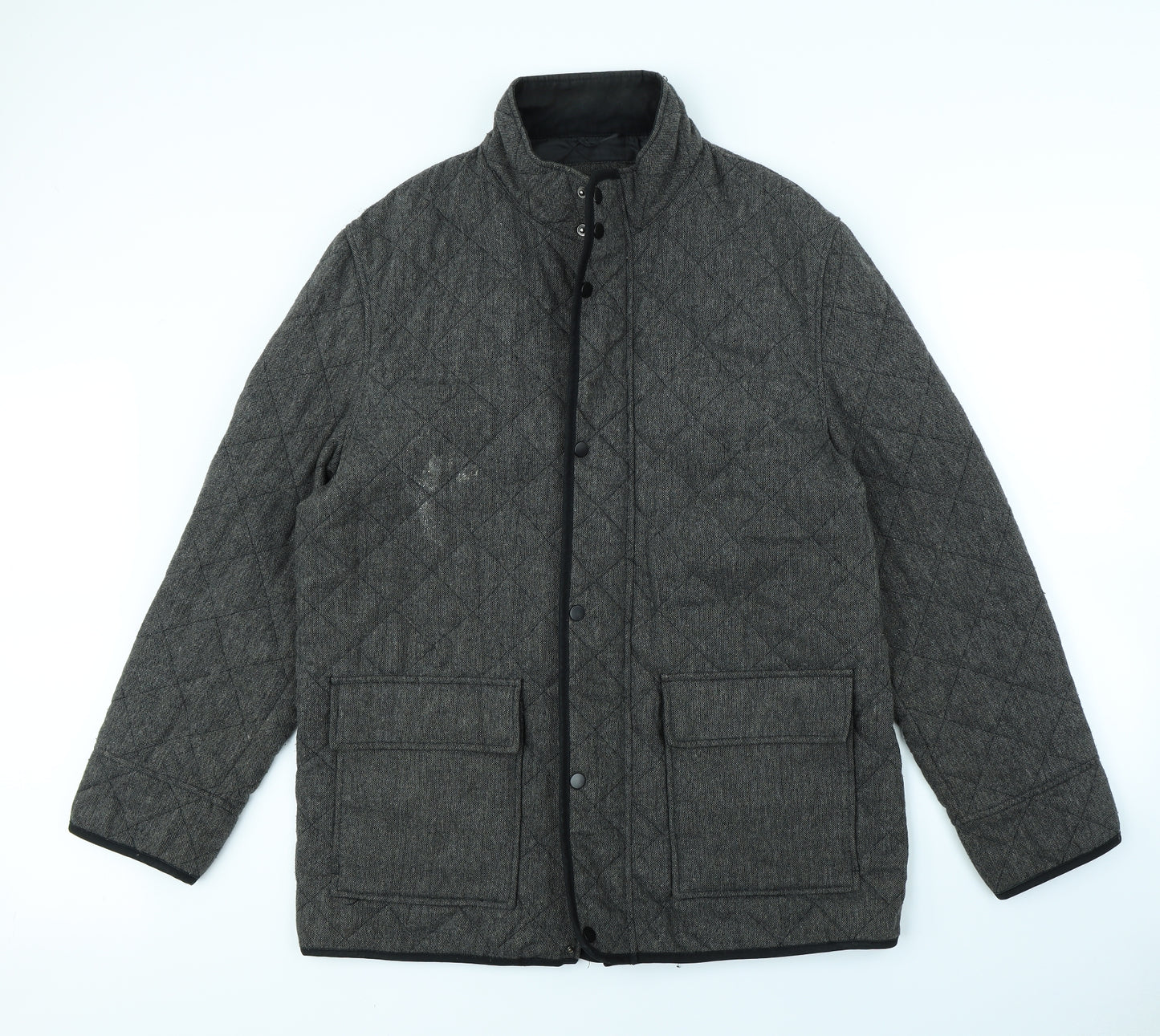 Authentic Clothing Company Mens Grey   Overcoat Coat Size XL