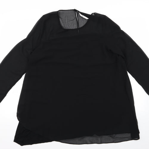 TU Womens Black   Basic Blouse Size 14