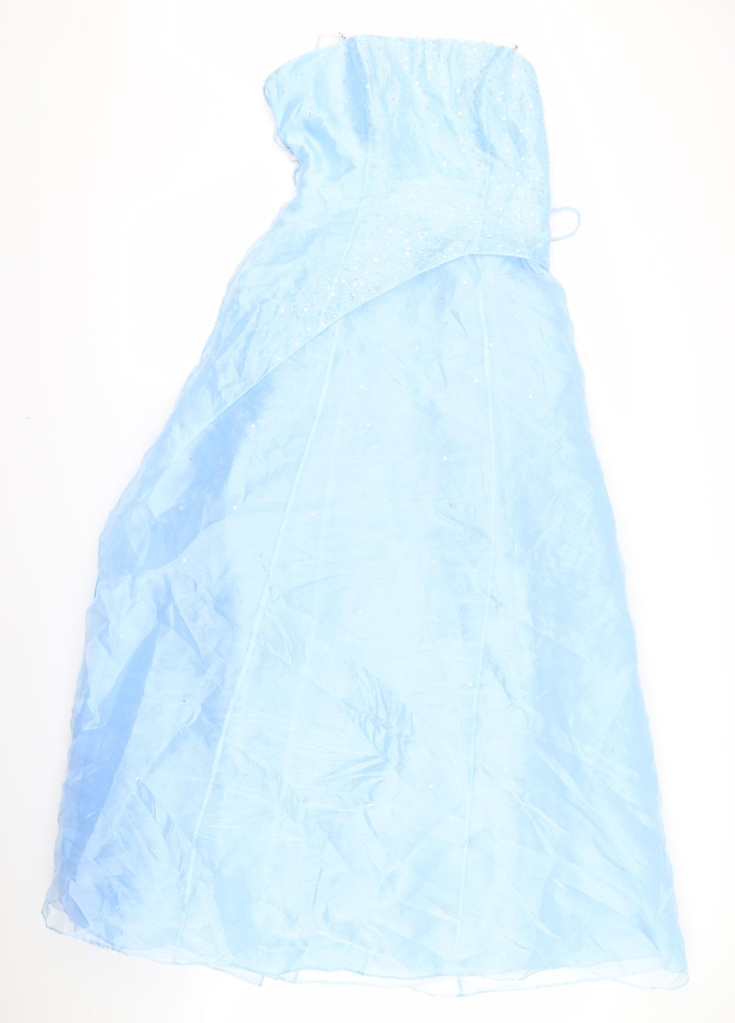 Preworn Womens Blue  Rayon A-Line  Size M