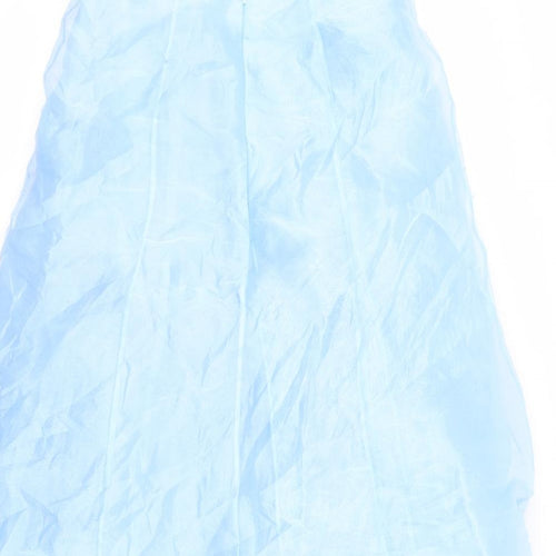 Preworn Womens Blue  Rayon A-Line  Size M