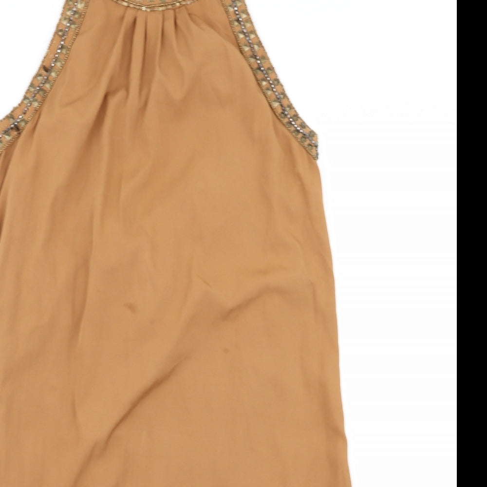 Preworn Womens Brown   A-Line  Size 32