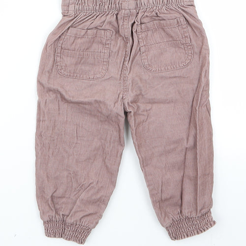 F&F Baby Red   Cargo Trousers Size 12 Months